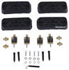fit kits custom dk kit for 4 rhino-rack 2500 series roof rack legs - fixed mounting points