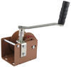 standard hand crank worm gear winch dutton-lainson - hex drive 1 500 lbs