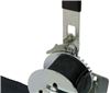 standard hand winch ratcheting crank dutton-lainson - tuffplate finish single speed 12' strap 400 lbs