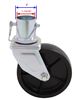 camper jacks trailer jack wheel w caster assembly removable for dutton-lainson a-frame model 6418