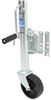 boat trailer car hauler enclosed utility bolt-on dutton-lainson pull pin easy swivel jack with 6 inch wheel - sidewind 1 000 lbs