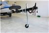 0  boat trailer car hauler enclosed utility sidewind jack swivel dutton-lainson pull pin easy with 6 inch wheel - 1 000 lbs