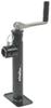 swivel jack topwind pipe mount weld-on style trailer with foot - 10 inch travel 2 000 lbs.