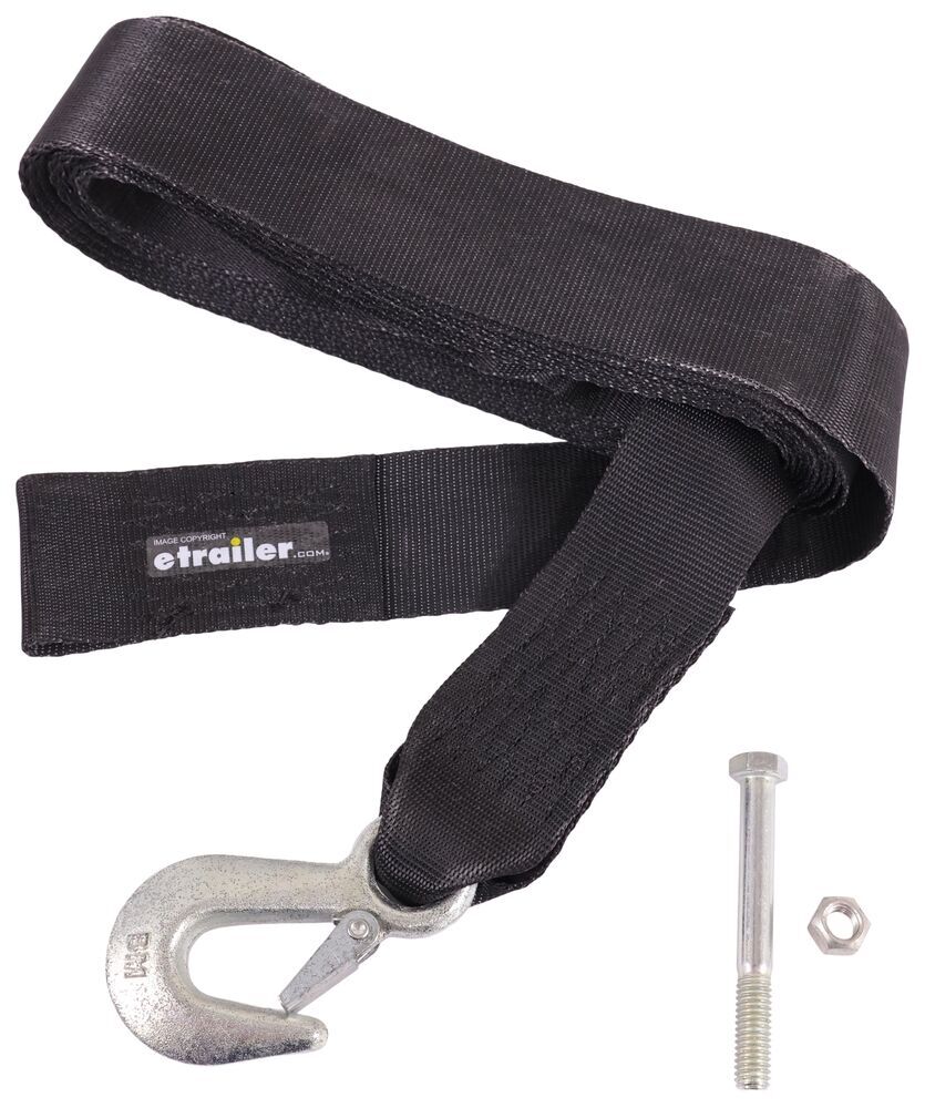 Hand Winch Strap with Safety Hook, 2