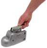 coupler only demco trailer - cast adjustable channel ez-latch silver 2-5/16 inch ball 21k