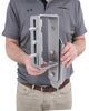 stake pocket mount demco trailer spare tire carrier w/ 4 inch offset - silver