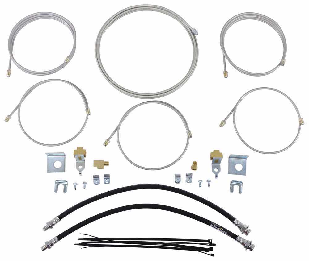 Demco Hydraulic Brake Line Kit - Drum Brakes - Tandem Axle - 15' Main ...