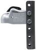 coupler with bracket 2-5/16 inch ball demco trailer w/ 5-position adjustable channel - ez-latch silver 20k
