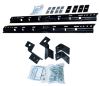 custom demco premier series above-bed base rails and installation kit for 5th wheel hitches