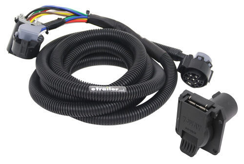 Demco 5th Wheel Gooseneck 90-degree Wiring Harness With 7-pole Plug 