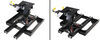 sliding fifth wheel double pivot demco recon 5th trailer hitch w/ slider - single jaw above bed 21 000 lbs