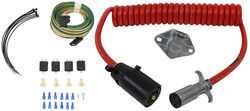 Demco 4-Diode Universal Tail Light Wiring Kit for Towed Vehicles - 7-Way to 6-Way Adapter Cord