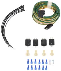 Demco 4-Diode Universal Wiring Kit for Towed Vehicles - 4-Way Flat Connector - DM9523010