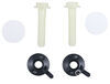 rv toilets replacement mounting kit for dometic toilet seats - white