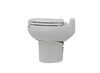 standard height elongated dometic 510 full-timer rv toilet - seat white ceramic