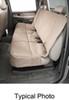 Canine Covers Semi-Custom Seat Protector for Rear Bench Seats with Headrests - Wet Sand Semi-Custom Fit DSC3012SA