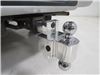 0  adjustable ball mount 10000 lbs gtw class iv flash secure 2-ball w/ chrome balls - 2 inch hitch 4 drop 5 rise