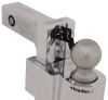 DTALBM6600-2S - Aluminum Shank - Silver Fastway Trailer Hitch Ball Mount