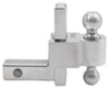 Self-Locking, Adjustable 2-Ball Mount w Stainless Balls - 2" Hitch - 6" Drop, 7" Rise Drop - 6 Inch,Rise - 7 Inch DTALBM6600-2S