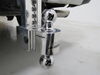 0  adjustable ball mount 10000 lbs gtw class iv flash secure 2-ball w chrome balls - 2 inch hitch 6 drop 7 rise