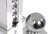 adjustable ball mount drop - 10 inch rise 11 flash secure 2-ball w/ stainless balls 2-1/2 hitch
