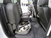 2017 chevrolet silverado 2500  rear under-seat organizer du-ha truck storage box and gun case - under seat light gray