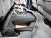 0  rear under-seat organizer cargo box gun case in use