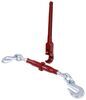 ratchet chain binder 3/8 - 1/2 inch links durabilt w/ removable handle for to 15 000 lbs