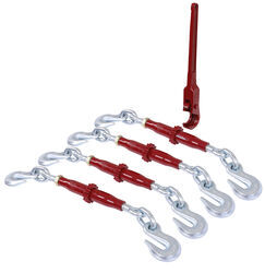 Durabilt Ratchet Chain Binder Set w/ Removable Handle for 3/8" to 1/2" Chain - 15,000 lbs - DU47GR