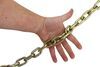 durabilt transport chain with grab and sling hooks - 5/16 inch 12' long 4 700 lbs