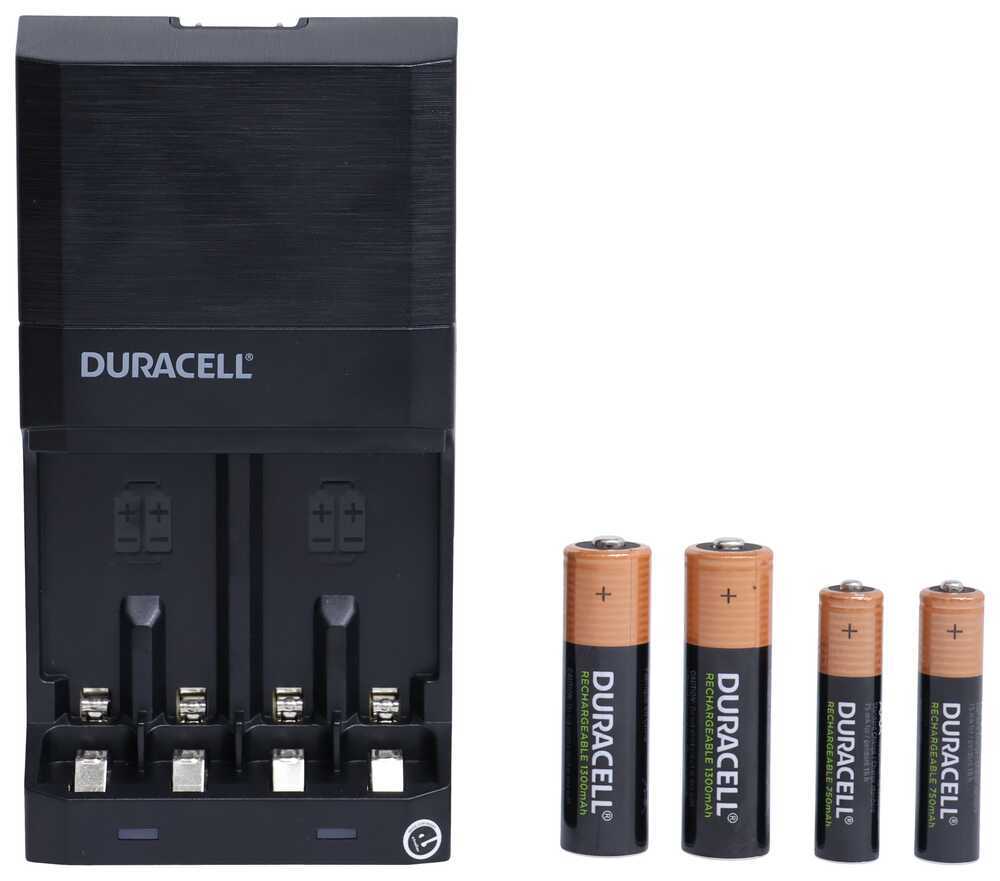 Duracell Ion Speed Battery Charger With Rechargeable Batteries