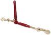 ratchet chain binder grab hooks durabilt w/ folding handle for 5/16 inch to 3/8 - 8 800 lbs