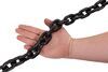 durabilt recovery chain with grab hooks - 3/8 inch 20' long 8 800 lbs