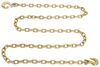 11 - 20 feet long durabilt transport chain with grab and slip hooks 3/8 inch 12' 6 600 lbs