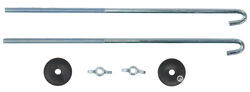 Deka Universal Battery Hold-Down Bolts - J-Type - 10" Long x 1/4" Diameter - Qty 2 - DW00242