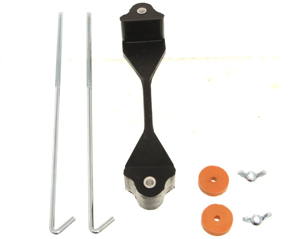Deka Battery Hold-Down Kit with Bolts, Washers, and Nuts - Rubber - 6-7/8  Long Deka Accessories and Parts DW00678