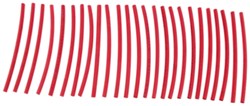 Primary Wire Heat-Shrinkable Tubing - 12-8 Gauge - Red - 1/4" Shrink Diameter - 6" Long - DW05448