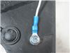 0  wire connectors 1/4 inch deka ring terminal - heat shrink 16-14 gauge id nylon insulation blue qty 1