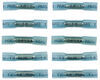 wire connectors butt deka heat shrink connector - 16-14 gauge nylon insulation blue qty 10