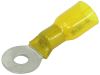 wire connectors ring terminals deka terminal - 12-10 gauge size 10 nylon insulation yellow qty 1