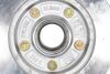 dexter trailer hubs and drums hub with integrated rotor standard 9-3/4 inch hub-and-rotor assembly - 5 on 4-1/2 zinc 4 200 lbs
