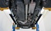 2013 ford f-150  nerf bars oval deezee tube steps w custom installation kit - 6 inch wide black powder coated steel