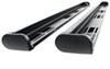 nerf bars oval deezee tube steps w custom installation kit - 6 inch wide black powder coated steel