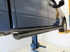 2014 ford f-150  nerf bars steel deezee oval tube steps w custom installation kit - 6 inch wide black powder coated