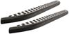 matte finish aluminum deezee nxc running boards - 5 inch wide stainless steel and black