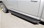 DeeZee NXt Running Boards w Custom Installation Kit - 6" Wide - Aluminum - Black Powder Coat