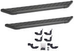 DeeZee NXt Running Boards with Custom Installation Kit - 6" Wide - Aluminum - Black Powder Coat
