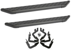 DeeZee NXt Running Boards with Custom Installation Kit - 6" Wide - Aluminum - Black Powder Coat