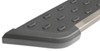 running boards matte finish deezee nxt - 6 inch wide aluminum black w chrome trim 86 long