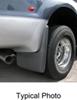 universal fit drilling required deezee universal-fit plastic mud flaps for trucks vans suvs - 11 inch x 15 front or rear